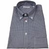 BRANCACCIO Camicia Uomo botton-down BRANCACCIO a quadretti bianco/blu 100% cotone