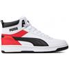 PUMA Scarpe uomo Puma Rebound Joy bianco nero rosso basket sneakers 374765 09