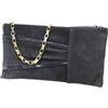 ANNALUNA Borsetta donna borsa clutch a mano da sera cerimonia pelle Annaluna 186 BLU