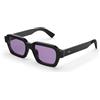 Retrosuperfuture Occhiali da Sole 7C7 Caro Purple Nero viola Uomo Donna