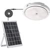 Plafoniera LED Pannello Solare 200W 400W Faro Sensore Crepuscolare IP65 Esterno