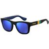 Havaianas Occhiali da Sole Havaianas Paraty / M KVF (Z0) Nero A Righe / Specchio Blu