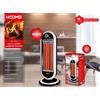 HOOMEI Stufa Elettrica Oscillante Riscaldante 2 Elementi Fibra di Carbonio 900W HM-8952