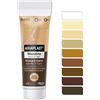 AGUAPLAST Stucco per Legno Colorato Pronto all'Uso - Aguaplast Woodlite Fibrorinforzato - Riempitivo per Buchi e Crepe su Mobili, Infissi e Parquet - Verniciabile Senza Fondo Colore Noce chiaro tudo da 125ml