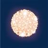 Bianca SFERA LUMINOSA DECORAZIONI NATALE 100 LED BIANCO CALDO DIAMETRO 15 CM
