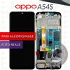 OPPO DISPLAY OPPO A54S CPH2273 SCHERMO LCD VETRO TOUCH SCREEN + FRAME PARI ORIGINALE