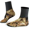 SEAC Skin Calzini Termici per Apnea e Pesca Subacquea in Neoprene Mimetico di 3 mm Unisex Adulto Camo Marrone L