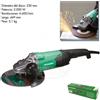 HiKOKI FLEX SMERIGLIATRICE ANGOLARE GRANDE HITACHI HIKOKI G23ST DISCO 230 2200 W