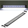 LAMPADA PLAFONIERA ACQUARIO 96 LED 120CM 120-140CM LUCE BIANCA BLU PESCI PIANTE