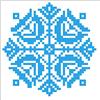 DIAMOND DOTZ Pracht Creatives Hobby DDP2-031 - Federa per cuscino con motivo a pois con fiocco di neve e strass, circa 18 x 18 cm, ideale anche come regalo
