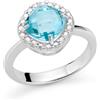 MILUNA ANELLO GEMMA DEL CIELO REFERENZA LID3640M18 GARANZIA UFFICIALE