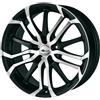 Brock B26 8,5 x 19 et 35 girobulloni 5 x 110 Hub centraggio 65,1 580070423, Black-Matt front-polished