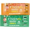 Fria Easy Carta Igienica Umidificata con Aloe Vera e Camomilla, Tessuto Gettabile nel WC, Dermatologicamente Testate, Confezione Tascabile da 12 Salviette