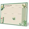 Grupo Erik: Planning da Tavolo A4 Botanical Cacti in tedesco | Planner settimanale 21 x 29,7 cm con 54 fogli a strappo, Agenda Organizer, Weekly Planner o Calendario Planner da scrivania