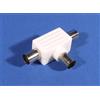 EMIKO PRL) SPINA COASSIALE TRIPLA INDUTTIVA EMIKO TELEVISIONE TV TELE ANTENNA SEGNALE