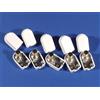 EMIKO PRL) SPINA TV A PIPA EMIKO TELEVISIONE PLUG LOT 10PCS TELE ANTENNA SEGNALE LOTTO