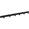 ALLES IM GRIFF Appendiabiti Linosa con 6 ganci, larghezza 460 mm, acciaio nero opaco
