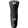 PHILIPS Rasoio Elettrico AquaTouch Serie 1000 Nero 3 Lame ComfortCut Wet&Dry