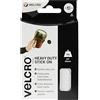 VELCRO Brand Strisce riapribili adesive 45mm x 6 Bianco | Dischetti a strappo con retro adesivo, ideali per casa, scuola e ufficio