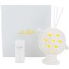 Generico Profumatore GLOBO in porcellana con luce led 10x9x9 cm BOMBONIERA 1A5A