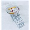 Publilancio srl 4X Molletta pinza plexiglass c/ placca argento LAUREA bomboniera 0QFT