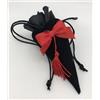 C.B.R. S.r.l. 10X Cono portaconfetti LAUREA velluto NERO raso e nappina BOMBONIERA 12SZ