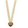 Liu Jo Collana Donna LIUJO LJ642 in Ottone con Cuore Logato Ambra 70 cm
