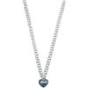 Liu Jo Collana Donna LIUJO LJ640 in Ottone con Cuore Logato Blu 70 cm