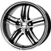 Brock B27 8,5 x 19 et 45 girobulloni 5 x 114 Hub centraggio 72,6 580070615, Nero front-polished