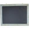 Chalkboards UK Blu Pallido Lavagna da Cucina, Legno, Nero, 69.5 x 51.5 x 3 cm