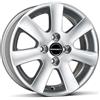Borbet ca 6 x 14 et 30 diametro bulloni 4 x 100 Hub centraggio 64 ca 60430100464 KS, Crystal Silver