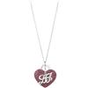 Liu Jo Collana Donna LIUJO LJ914 in Ottone con Cuore Glitterato Fucsia