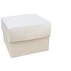 Subitodisponibile 10X MATALASSE BIANCO 8x8x6cm Scatola bomboniera pieghevole con coperchio 15LB
