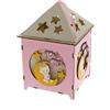 Subitodisponibile BABY LED Casetta legno ROSA con luce led 11x16 cm BOMBONIERA 08BX