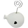 Subitodisponibile 4X Palloncino segnaposto in Ceramica biscottata c/Clip p/foto BOMBONIERA 1BSR