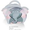 Subitodisponibile 20 PEZZI Collezione Zoo Scatolina portaconfetti ELEFANTE bomboniera 040Z