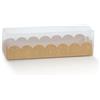 Subitodisponibile 10X NATURE 16x5x5 cm Scatola BOMBONIERA Astuccio in PVC con Vaschetta 1B96