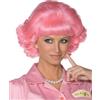 SMIFFYS Parrucca Grease Frenchy, Rosa, corta con ricci Halloween