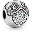 Pandora Charm Pandora Disney Clip Minnie In Pavè 791450CZ Ciondolo Zirconi Argento