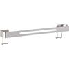 WENKO Toallero Barra de Acero inoxidable Premium Plus, Acciaio Inox, Argento, 40.5 x 9.5 x 8.5 cm