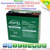 ANFEL BATTERIA COME FGC21803 12V 18A PIOMBO GEL CICLICA RICARICABILE AGM BICICLETTE