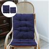 Set di cuscini per sedia a dondolo imbottiti, sedile 17 "x 17" e schienale 21 "x