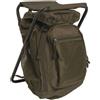 MIL-TEC ZAINO INTEGRATO CON SEDIA SGABELLO MIL-TEC VERDE PER CACCIA-PESCA-OUTDOOR