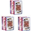Due esse 6 mazzi Carte da gioco poker 52 plastificate Black Jack giochi Ramino Scala