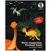 Ursus 24530002F - Il mio magico libro per grattacieli draghi e dinosauri, dimensioni circa 21 x 26 cm, con splendidi effetti di colore e 12 mandala da colorare, incluso bastone in legno, colorato