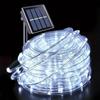 Catena luminosa natalizia Tubo con pannello solare multicolor esterno micro led