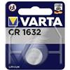 Varta PILA BATTERIA A BOTTONE CR1632 LITIO 135MAH 3V VARTA