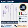 REMAX Cuffie Auricolari Originali REMAX RM-522i Lightning per iPhone Viola Microfono