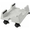 LinQ Stand CPU PC LinQ computer carrello con ruote larghezza da 15 a 24,5 cm grigio