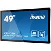 Iiyama Schermo Tattile Prolite Tf4939uhsc-b1ag 49´´ 4k Ips Led